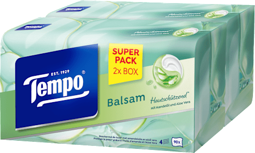 Tissues Box Balsam Duo (2x90 stuks), 180 stuks