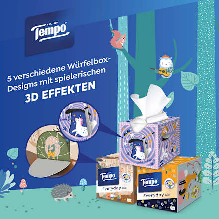 Tissues Box Kids Everyday, 64 stuks