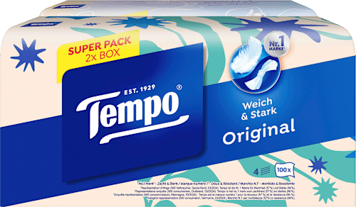 Tissues Duo Box (2x100 stuks), 200 stuks