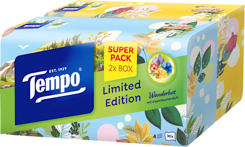 Tissues Duo Box met geur (2x90 stuks), 180 stuks