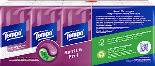 Tissues gentle &amp; free (10x9 stuks), 90 stuks