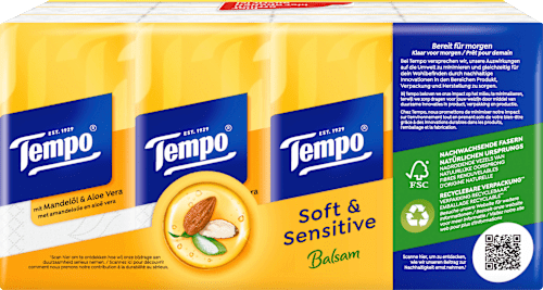 Zachte en gevoelige tissues (12x9 stuks), 108 stuks