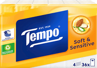 Zachte en gevoelige tissues (36x9 stuks), 324 stuks