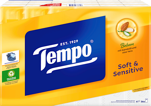 Zachte en gevoelige tissues (36x9 stuks), 324 stuks