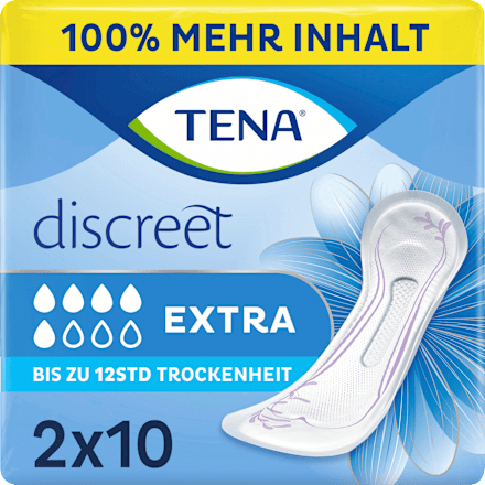 discreet Einlagen Inkontinenz Extra Duopack, 20 St