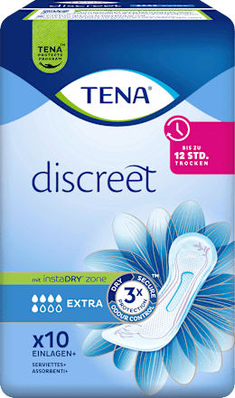 discrete incontinentie extra pads, 10 stuks