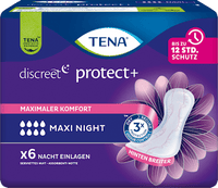 discrete Maxi Nacht Incontinentie Pads, 6 stuks