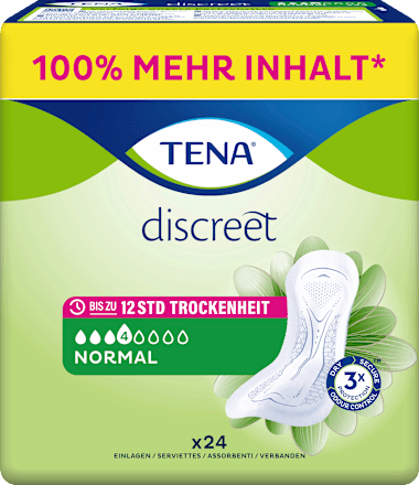 discreet Einlagen Inkontinenz Normal Duopack, 24 St