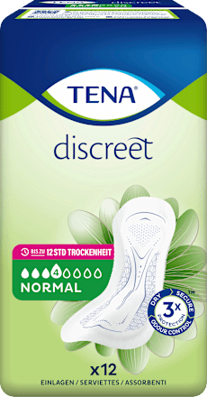 discreet Einlagen Inkontinenz Normal, 12 St