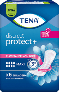 discrete Incontinentie Pads Protect+ Maxi, 6 stuks