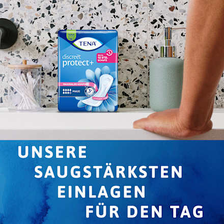 discrete Incontinentie Pads Protect+ Maxi, 6 stuks