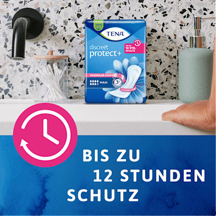 discrete Incontinentie Pads Protect+ Maxi, 6 stuks