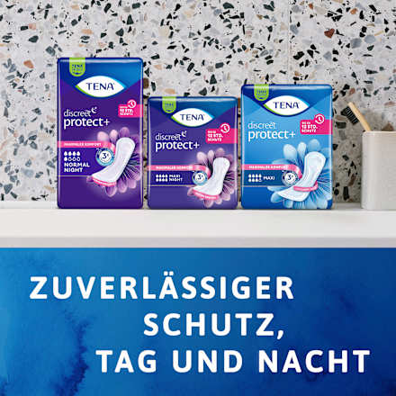 discrete Incontinentie Pads Protect+ Maxi, 6 stuks