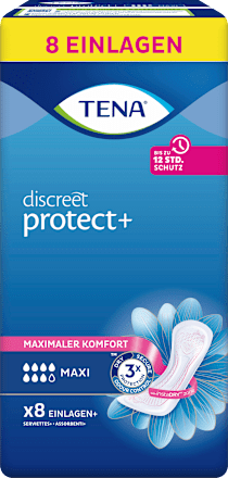 discreet Einlagen Inkontinenz Protect+ Maxi, 8 St