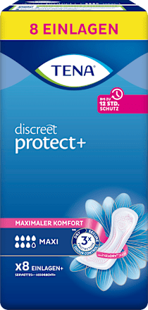 discreet Einlagen Inkontinenz Protect+ Maxi, 8 St