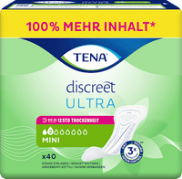 discreet Einlagen Inkontinenz Ultra Mini Duopack, 40 St