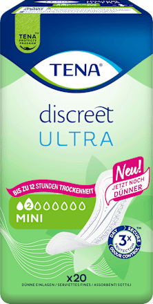 discreet Einlagen Inkontinenz Ultra Mini, 20 St