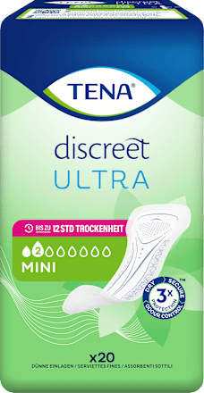 discreet Einlagen Inkontinenz Ultra Mini, 20 St
