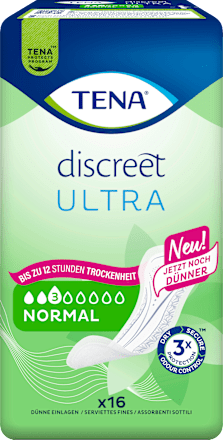discreet Einlagen Inkontinenz Ultra Normal, 16 St
