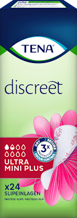 discreet Slipeinlagen Inkontinenz Ultra Mini Plus, 24 St