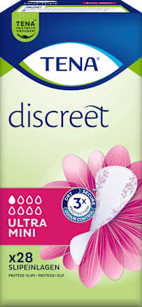 discrete inlegkruisjes incontinentie Ultra Mini, 28 stuks