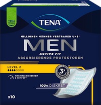 Incontinentieverbanden voor mannen niveau 2, 10 stuks