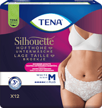 Incontinentiebroek Silhouette wit maat M, 12 stuks