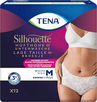 Pants Inkontinenz Silhouette weiß Gr. M, 12 St