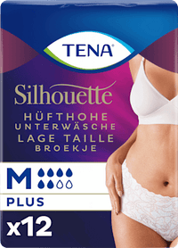 Incontinentiebroek Silhouette wit maat M, 12 stuks