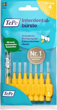 Interdentale ragers geel 0,7 mm ISO 4, 8 stuks