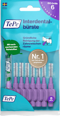 Interdentale ragers violet 1,1 mm ISO 6, 8 stuks