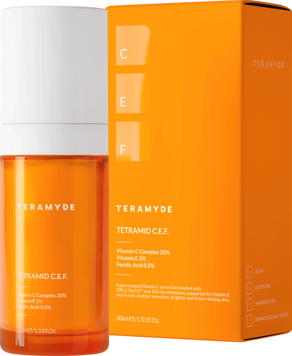 TERAMYDE Gesichtsserum Treatment Tetram CEF Vitamin C, 30 ml