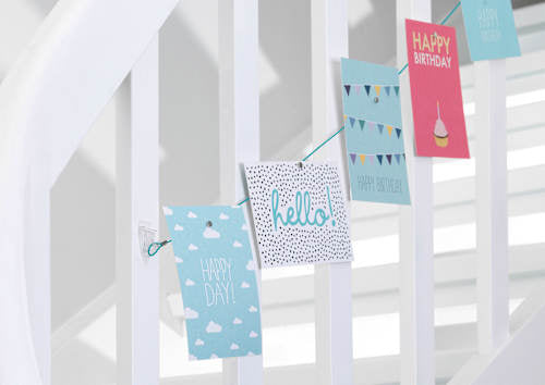 Decoratieve haken Powerstrips® transparant set 5 stuks, 1 stuk