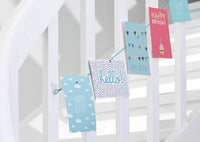 Decoratieve haken Powerstrips® transparant set 5 stuks, 1 stuk