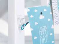 Decoratieve haken Powerstrips® transparant set 5 stuks, 1 stuk