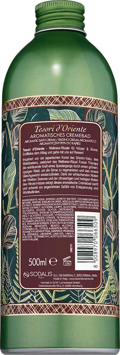 Tesori d'Oriente Cremebad Forest Therapy, 500 ml