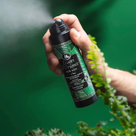 Deodorant Spray Heren Sandelhout &amp; Vetiver, 150 ml