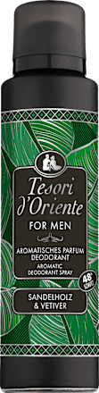 Deodorant Spray Heren Sandelhout &amp; Vetiver, 150 ml
