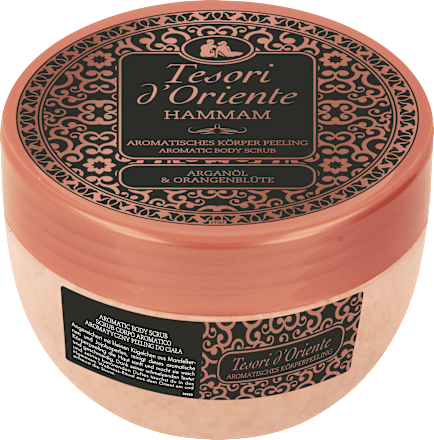 Körperpeeling Hammam, Arganöl & Orangenblüte, 300 ml