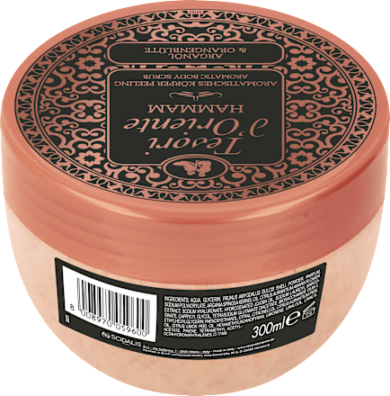 Körperpeeling Hammam, Arganöl & Orangenblüte, 300 ml