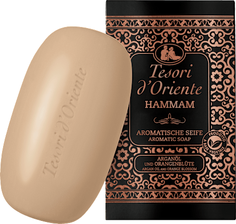 Seifenstück Hammam, Arganöl & Orangenblüte, 125 g