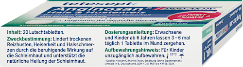 Anginosan Hals & Hustenreiz Lutschtabletten, 20 St