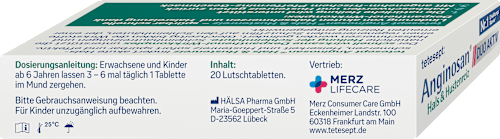 Anginosan keel- en hoesttabletten, 20 stuks