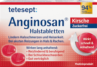 Anginosan Halstabletten Kirsche zuckerfrei, 20 St