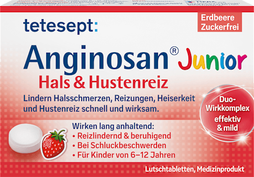 Anginosan Junior Halstabletten zuckerfrei, 20 St