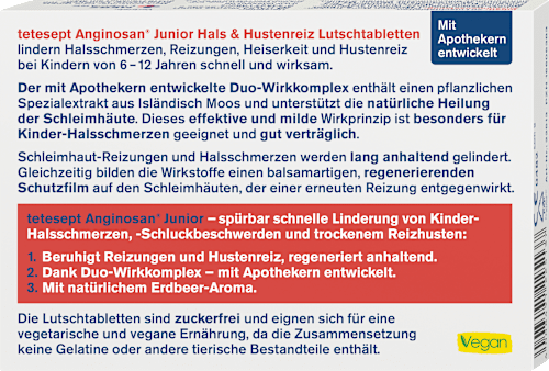 Anginosan Junior Halstabletten zuckerfrei, 20 St