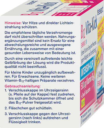 B12 Vita-Kick intensieve behandeling 500 μg drinkampullen, 7 stuks