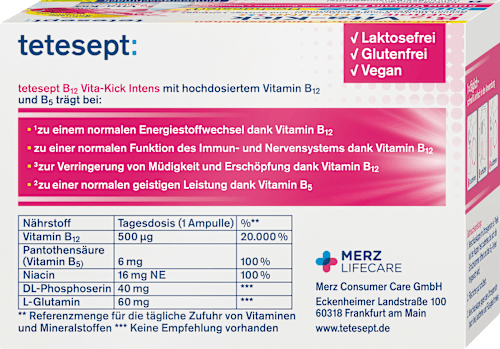 B12 Vita Kick Intensivkur Trinkfläschen 8 St, 85,6 g