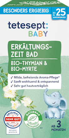 Baby Erkältungszeit Bad mit Thymian & Myrte, 100 ml