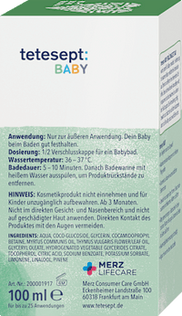 Baby Erkältungszeit Bad mit Thymian & Myrte, 100 ml